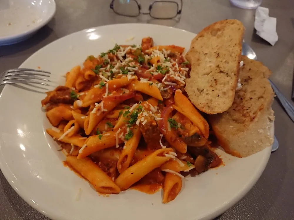 Penne Bolognese with Frikadeller
